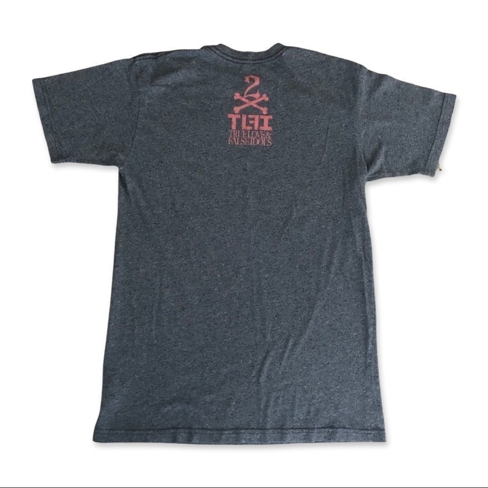 TLFI Brand Movie Poster Graphic T-Short Grey L - Picture 5 of 5